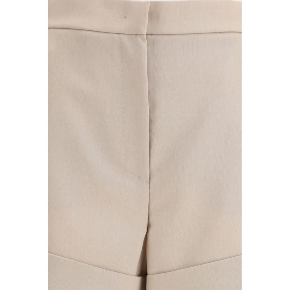Bicolor Wool Oves Aries Bermuda Shorts