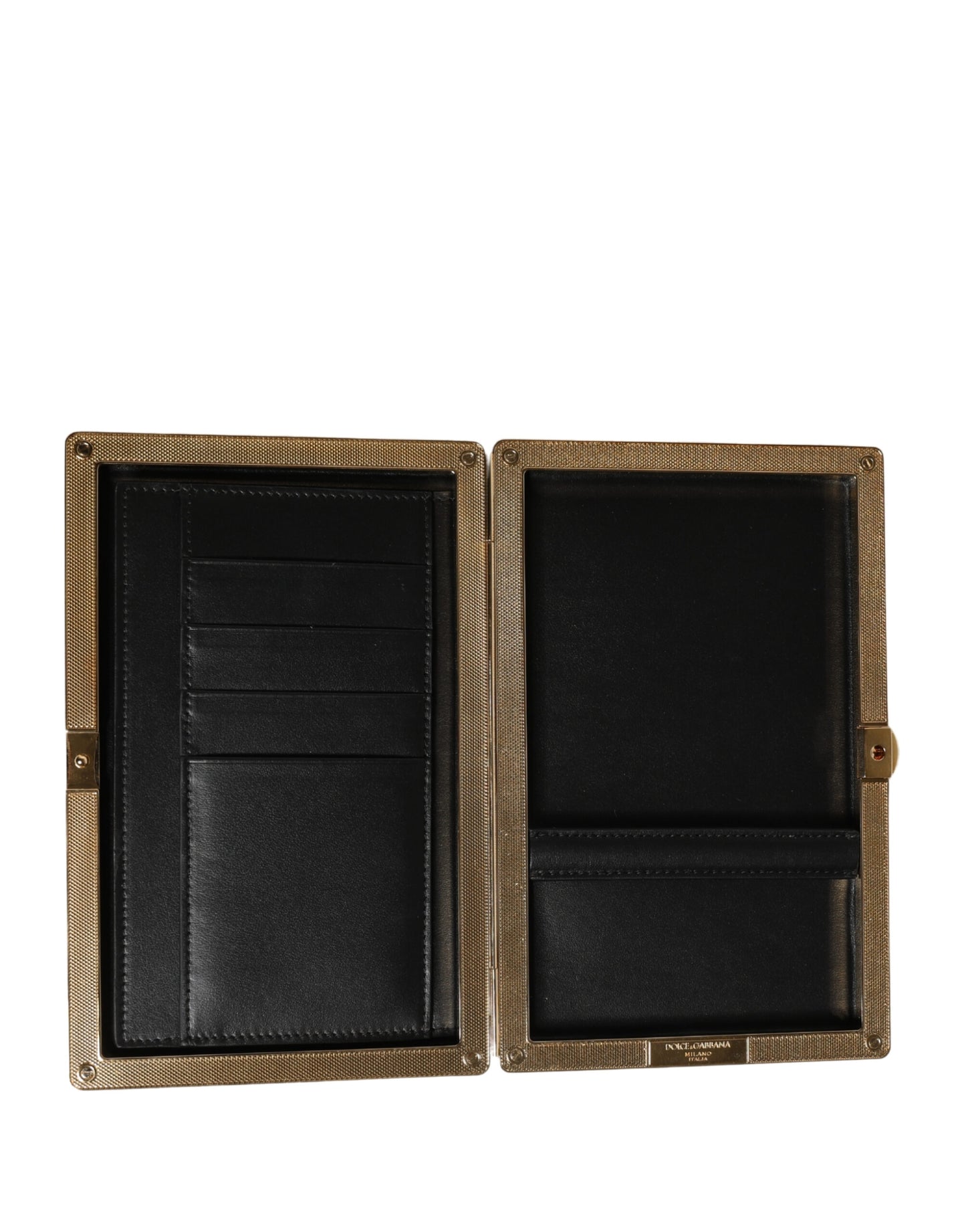 Brown Calfskin Leather Clutch Evening Women Purse Bag