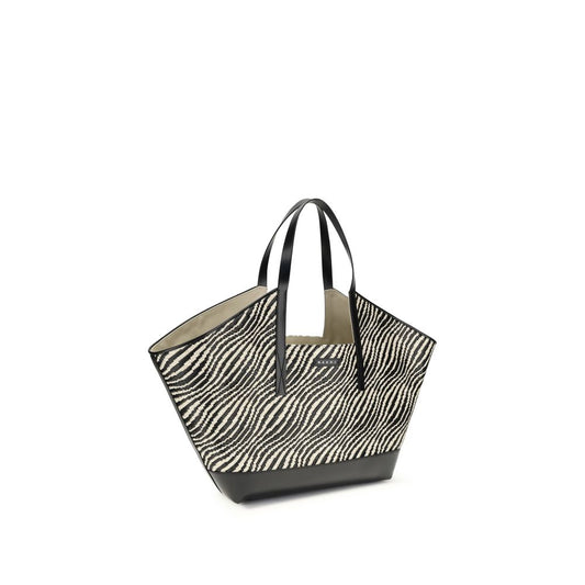 Black Polyamide Shoulder Bag
