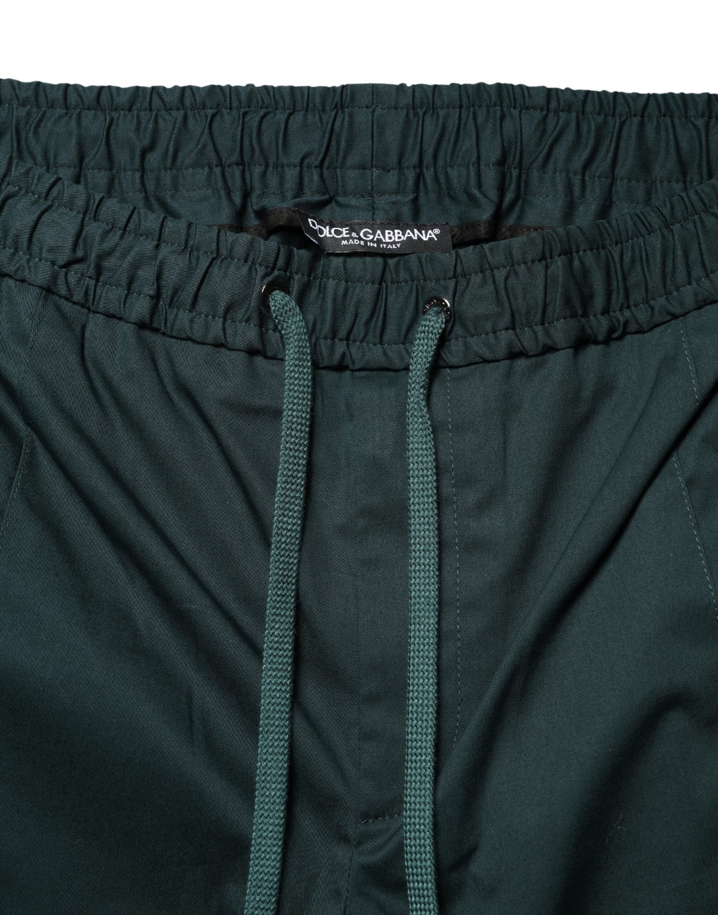 Green Cotton Skinny Men Jogger Trouser Pants