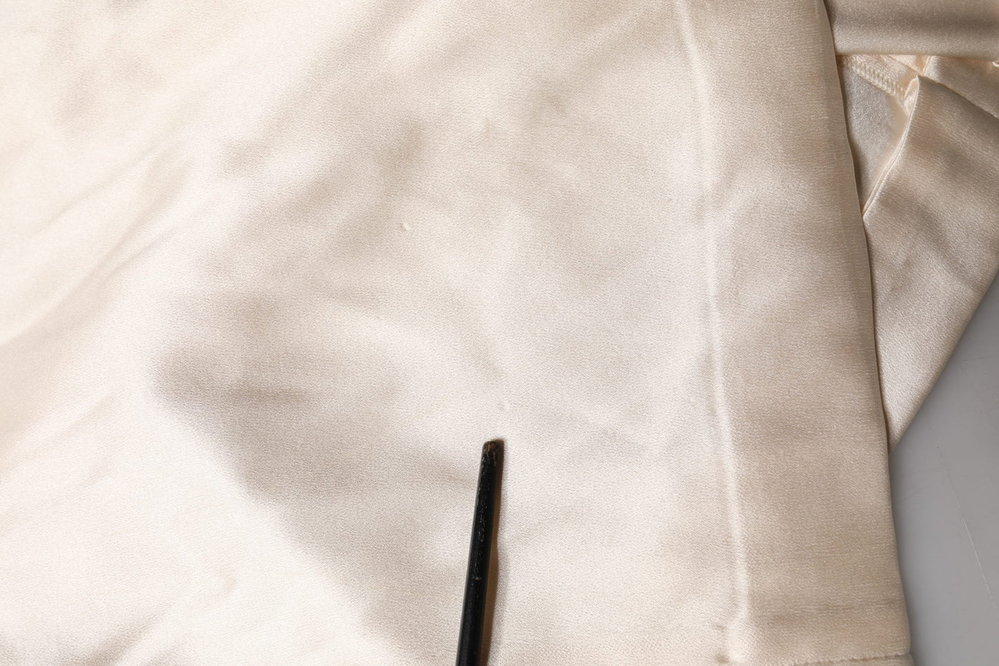 White Satin Strapless Sheath Maxi Dress