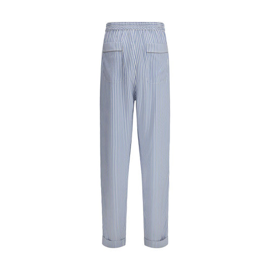 Multicolor Silk Bottoms Sleepwear