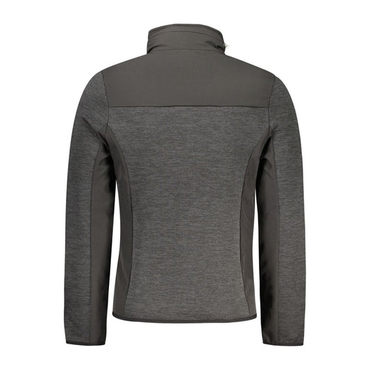 Black Polyester Men's Jacket