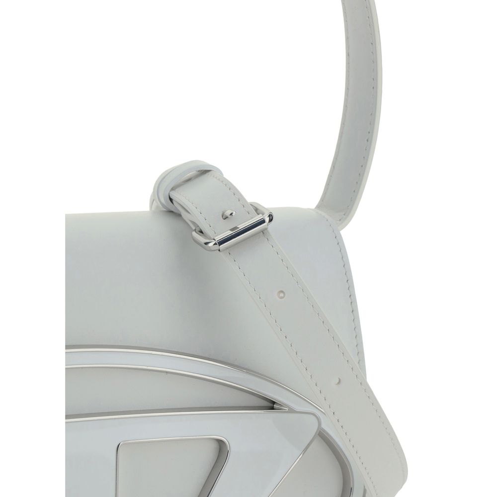 White Calf Leather Bos Taurus Shoulder Bag