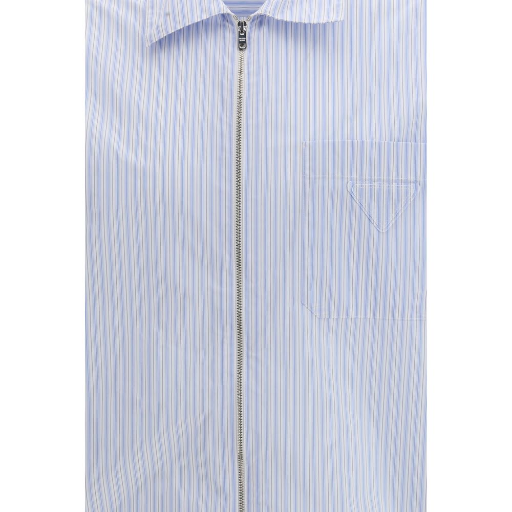 Blue Polyamide Shirt