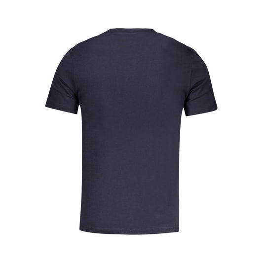 Blu Cotton Men T-Shirt