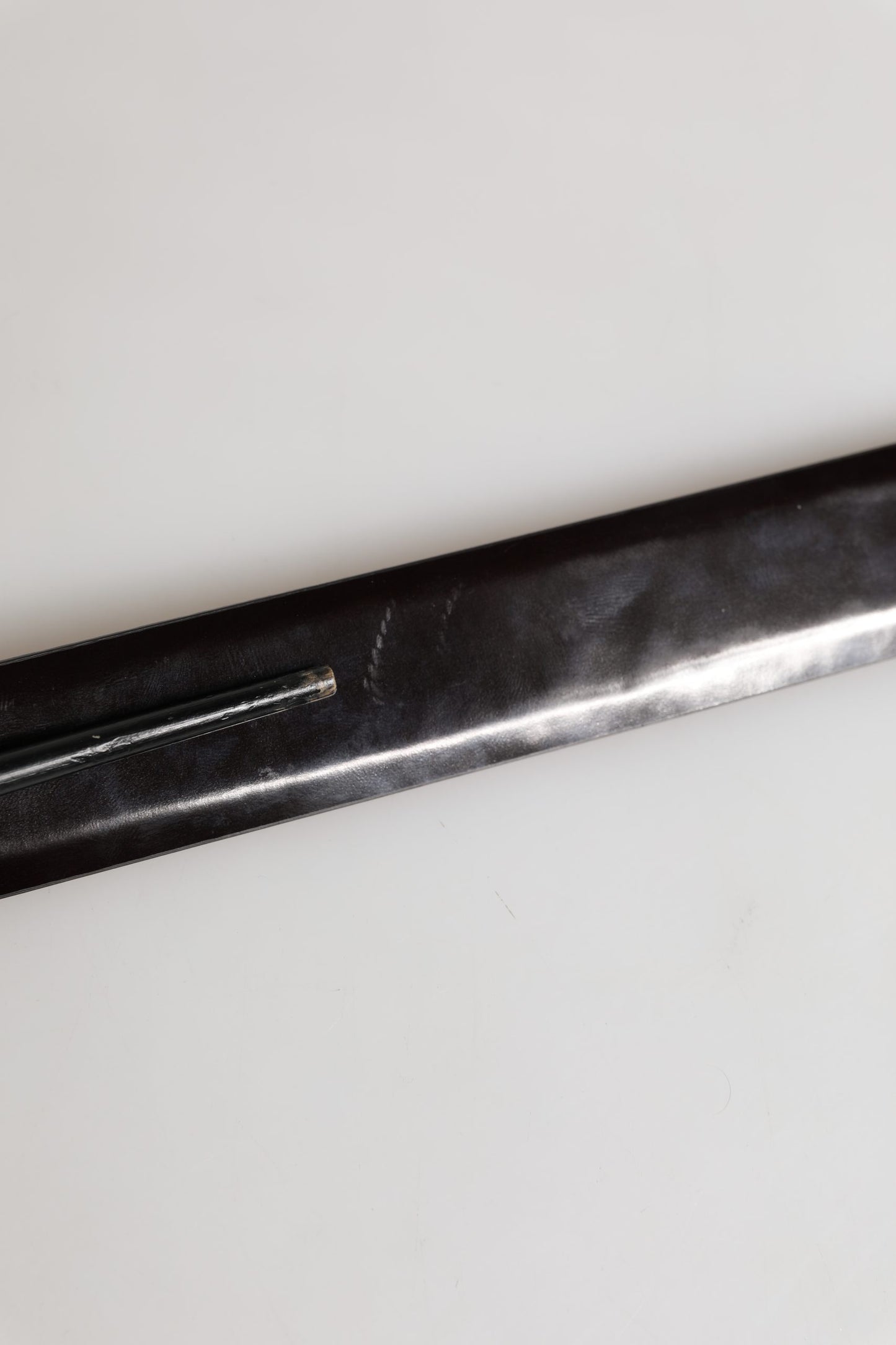 Men Black Calfskin Leather Metal Buckle Belt