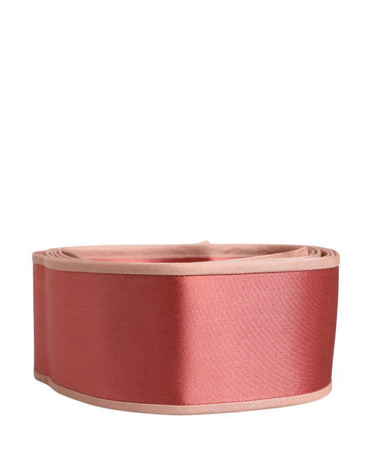 Pink Silk Satin Waist Women Cintura Belt