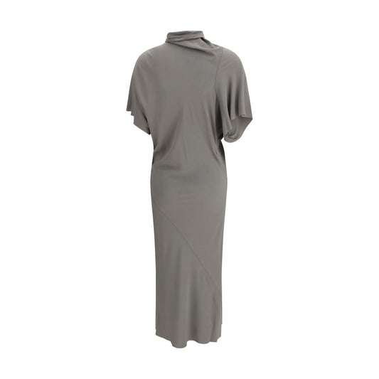 Gray Acetate Casual Dress