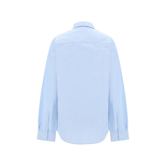 Blue Cotton Dress Shirt