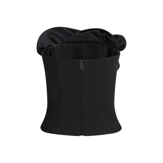 Black Wool Tank Tops