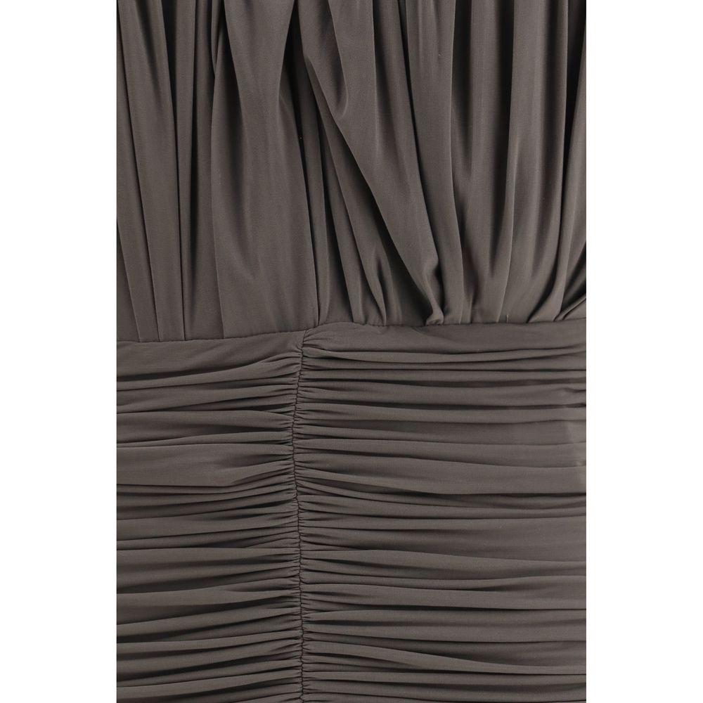 Brown Copper Casual Dress