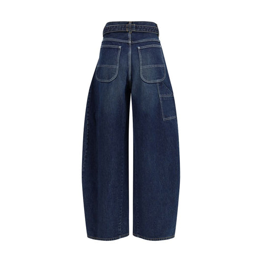 Blue Cotton Jeans Denim