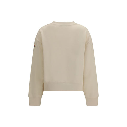 Beige Cotton Sweatshirt