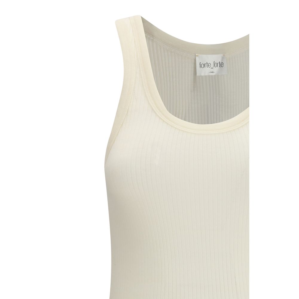 Beige Wool Oves Aries Sleeveles T-Shirt