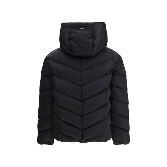 Black Polyester Jackets And Coat