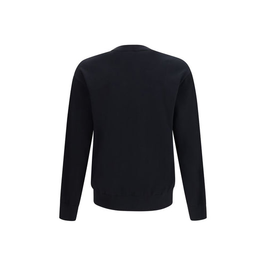 Black Cotton Sweatshirt