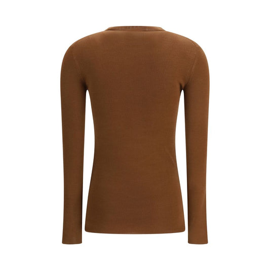 Brown Wool Cardigan