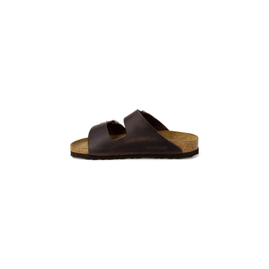 Brown Synthetic Flat Sandals