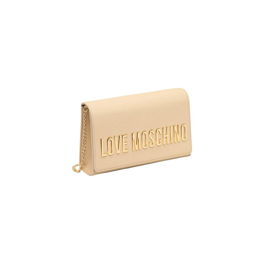 Beige Polyethylene Handbag