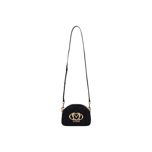 Black Suede Leather Handbag