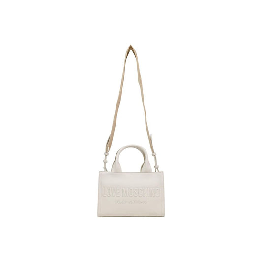 Beige Polyethylene Handbag