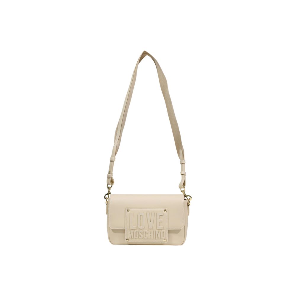 Cream Polyethylene Handbag
