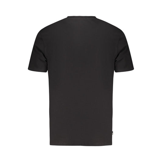 Black Cotton Men's T-Shirt