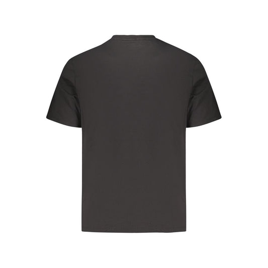 Black Cotton Men's T-Shirt