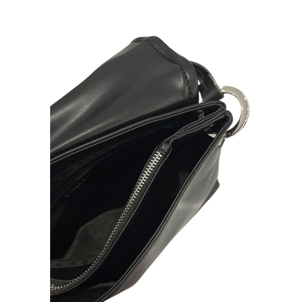 Black Polyethylene Clutch Bag