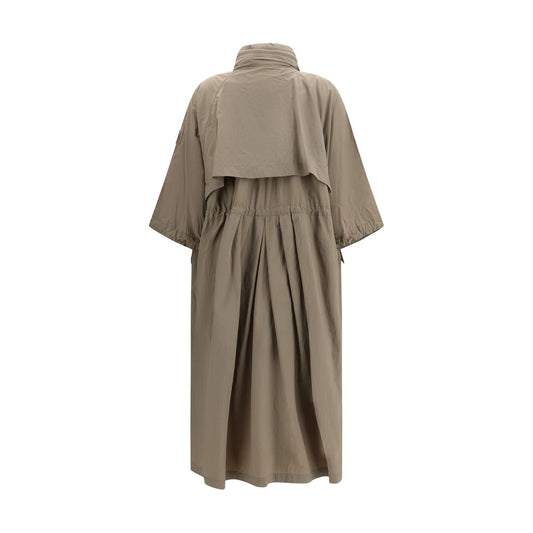 Bicolor Polyamide Trench Coat