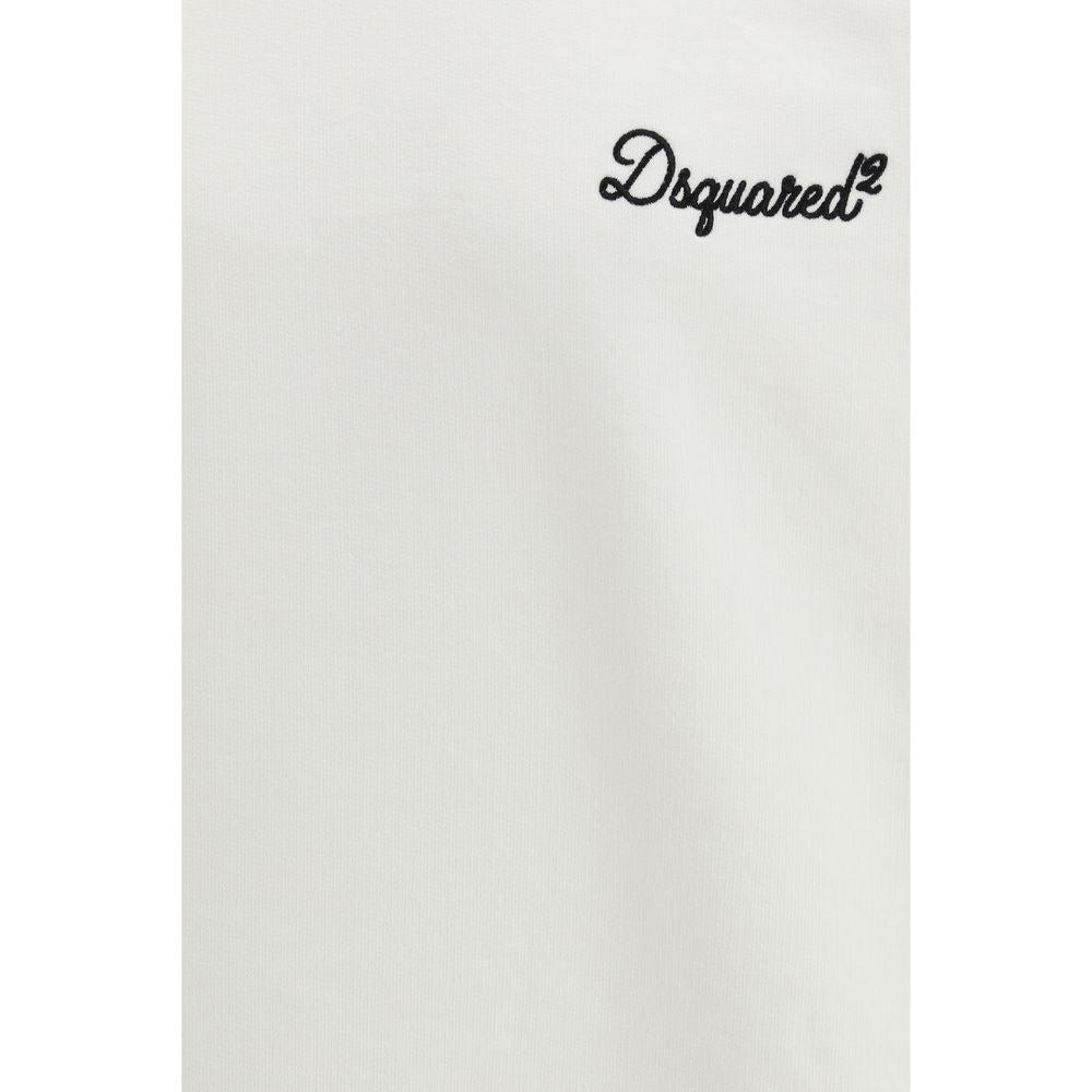 White Cotton Sweatshirt