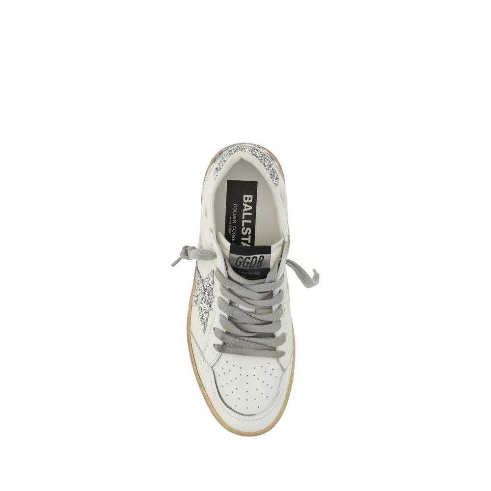 White Goatskin Sneakers