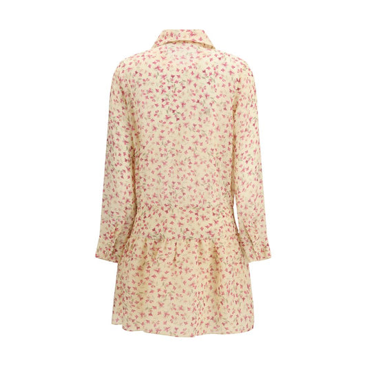 Multicolor Ramie Casual Dress