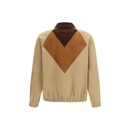 Brown Goatskin Biker Jacket