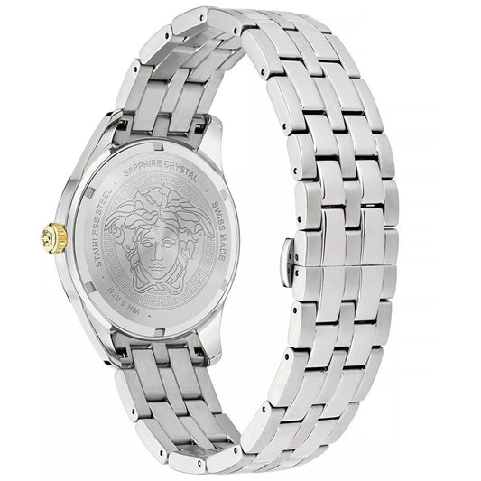 Gray Stainless Steel Dress Watch
