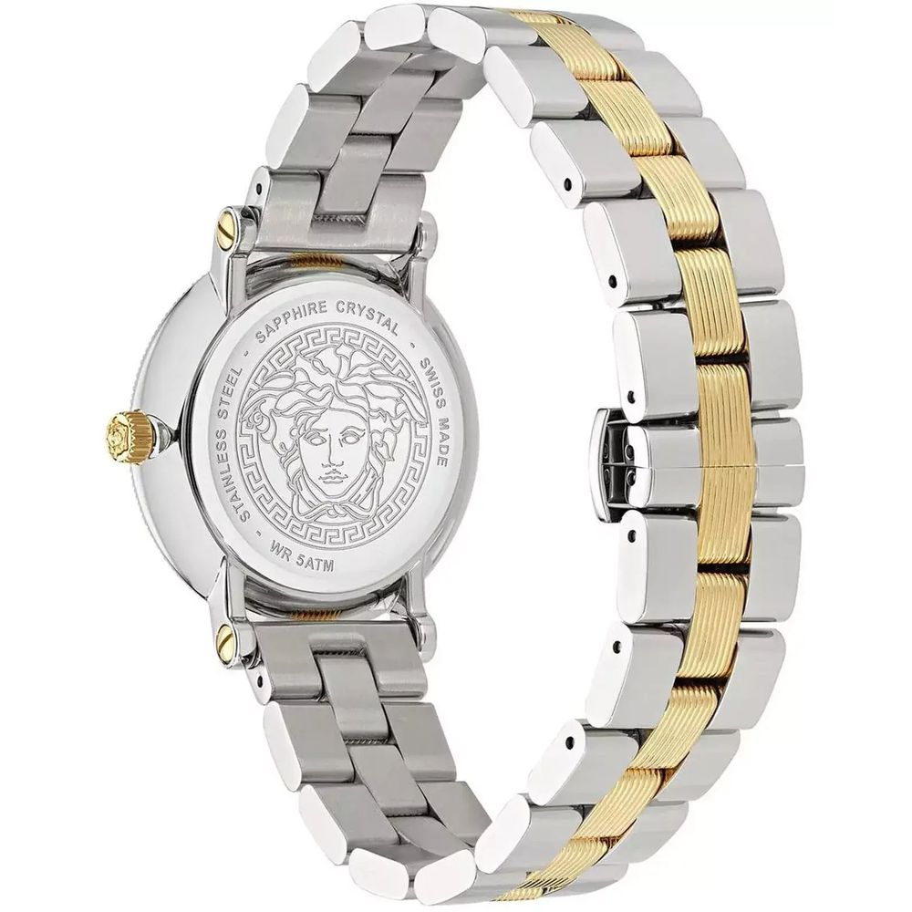 Gray Stainless Steel Dress Watch
