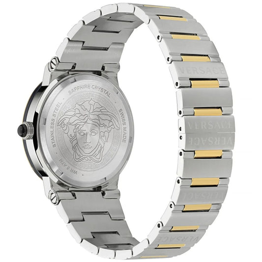 Gray Stainless Steel Dress Watch