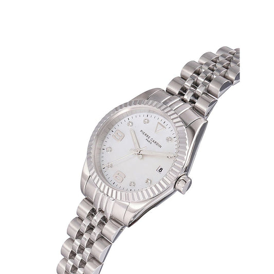 Gray Stainless Steel Dress Watch