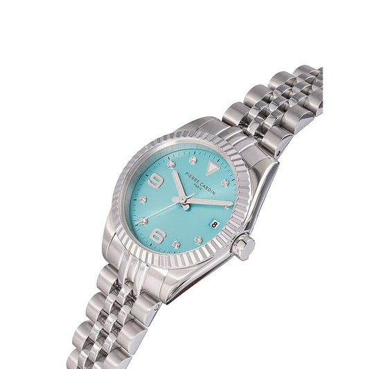 Gray Stainless Steel Dress Watch