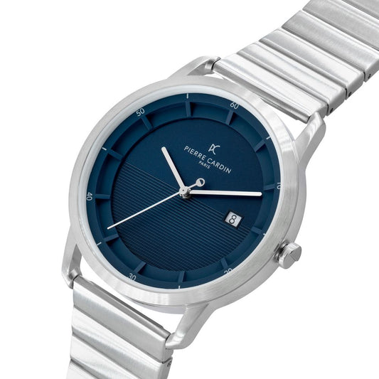 Gray Stainless Steel Dress Watch