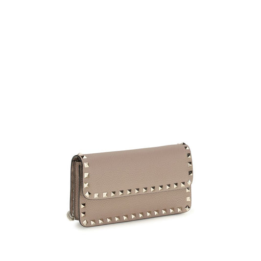 Beige Calf Leather Bos Taurus Wallet