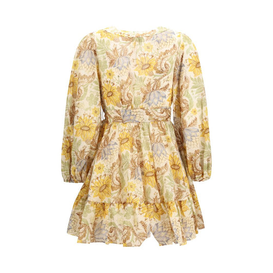 Multicolor Cotton Casual Dress
