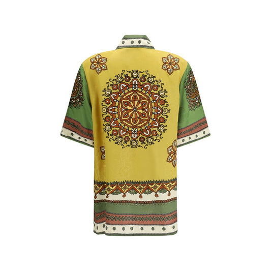 Multicolor Viscose Pattern Shirt