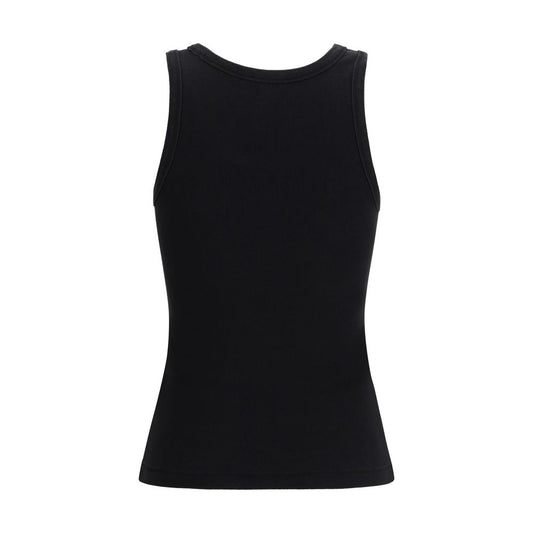 Black Cotton Tank Tops