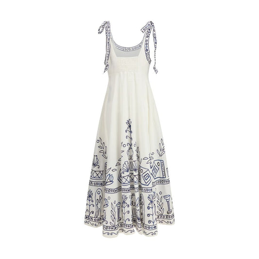 White Linen Casual Dress