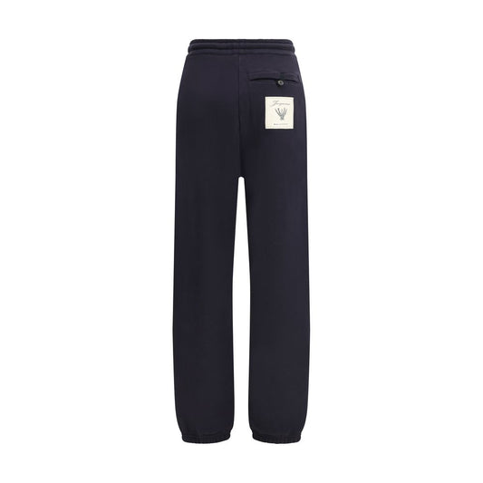 Blue Cotton Joggers (Workout Pants)