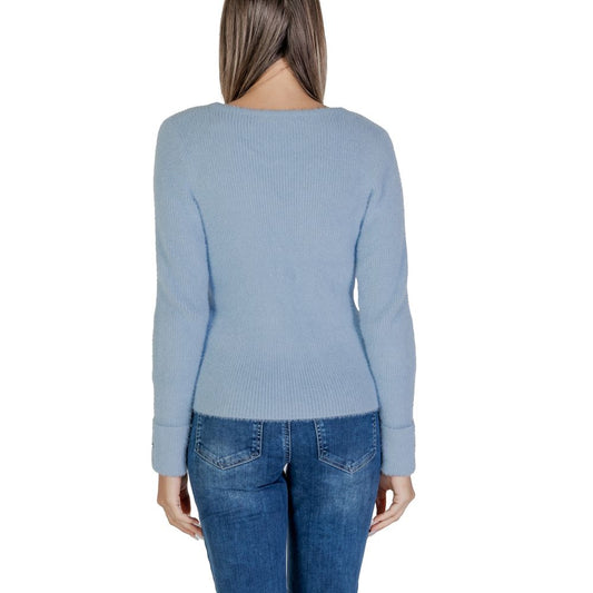 Blue Polyamide Sweatshirt