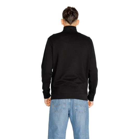 Black Cotton Sweatshirt