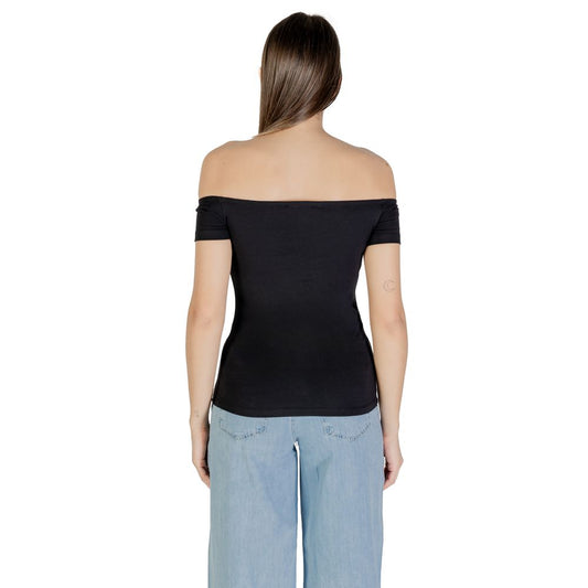 Black Cotton T-Shirt
